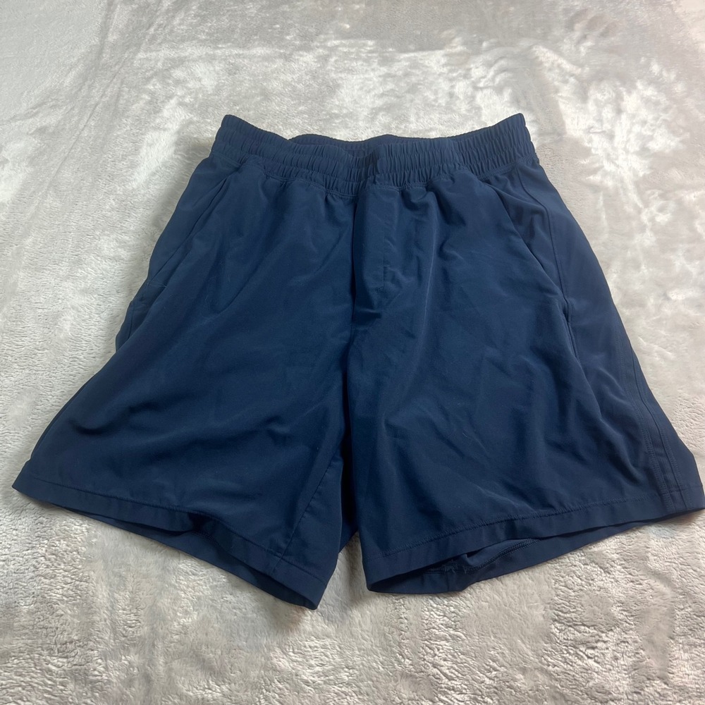 Lululemon Men's Small Pace Breaker 7" Shorts Navy Blue LM7B80S